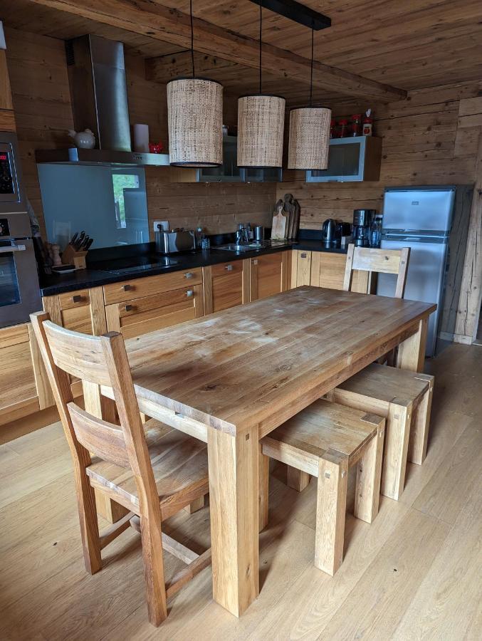Bas De Chalet Au Coeur Des Aravis, Entre Lac Et Montagne サン・ジャン・ド・シックス エクステリア 写真